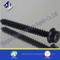 carbon steel hex washer flange head self tapping screw